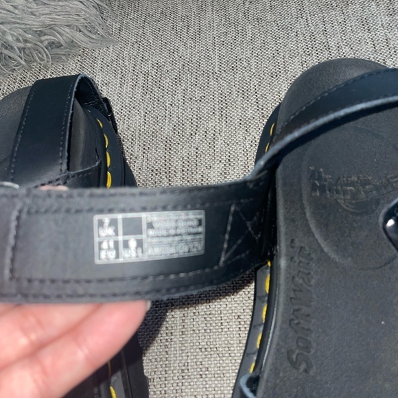 Dr.Marten VOSS WOMEN'S LEATHER STRAP PLATFORM SANDALS size 9 - Picture 7 of 8